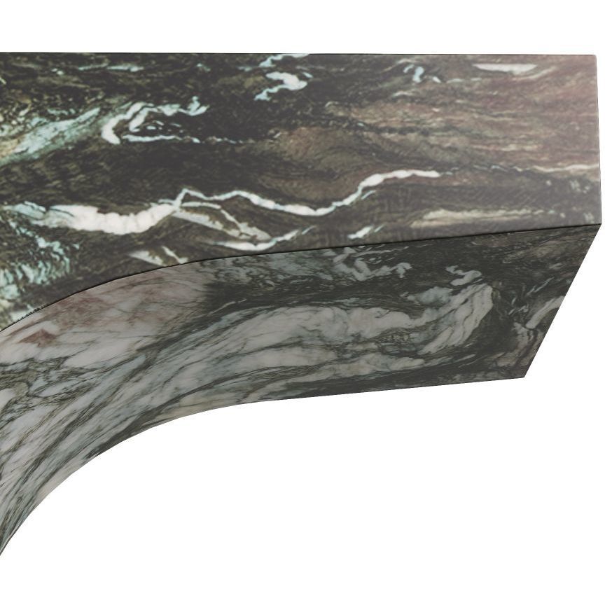 Augustine Verde Faux Marble Console Table