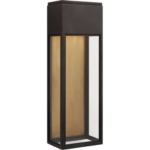 Chapman & Myers Irvine LED 26.5 inch Bronze Outdoor Wall Lantern, Large