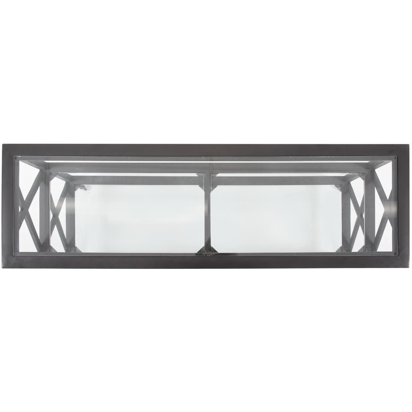 Doshi 51 inch Matte Black Rolling Console