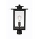 Rock Creek 1 Light 19.25 inch Textured Black Outdoor Post Mount