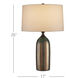 Cuprum 26 inch 150 watt Dark Green and Copper Table Lamp Portable Light