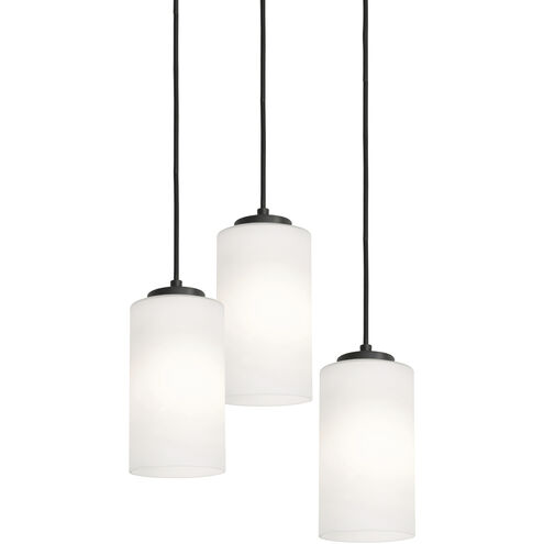 Leo 3 Light 18 inch Black Pendant Ceiling Light