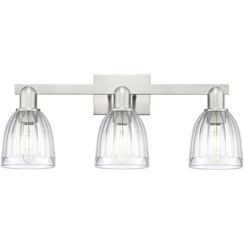 Arcadia Brookfield 3 Light 25 inch Brushed Satin Nickel Bath Vanity Light Wall Light
