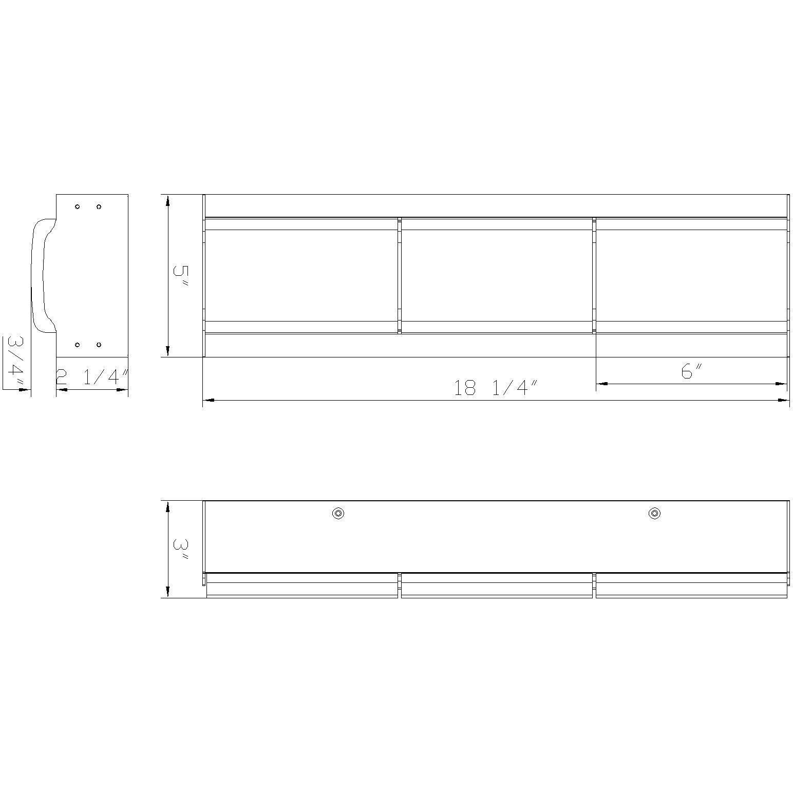 Gibraltar LED 18.25 inch Antique Brass Vanity Light Wall Light