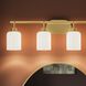 Reines 4 Light 31.75 inch Brushed Gold Bath Vanity Wall Light
