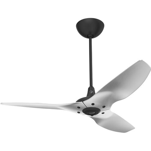 Haiku 52 inch Black with Brushed Aluminum Blades Outdoor Ceiling Fan