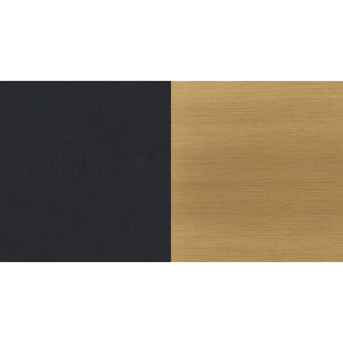 Jenner 1 Light 4.75 inch Matte Black and Gold Pendant Ceiling Light