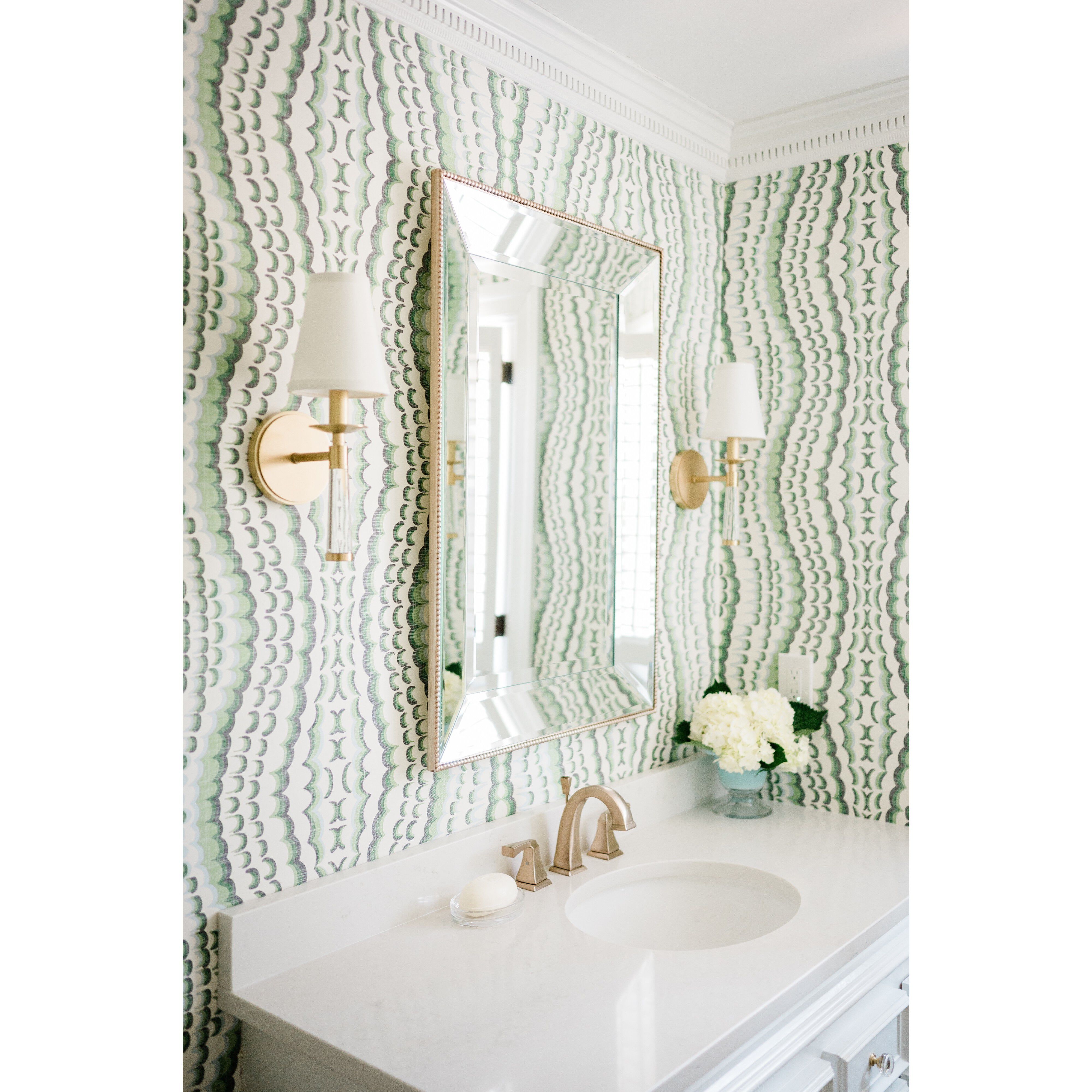 Baxter Sconce Wall Light in Aged Brass