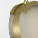 Kelly Wearstler Melange LED 7 inch Antique-Burnished Brass Pendant Ceiling Light