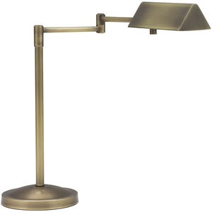 Pinnacle 16 inch 50 watt Antique Brass Table Lamp Portable Light