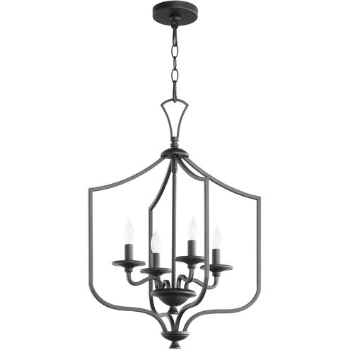 Maryse 4 Light 18 inch Matte Black Entry Ceiling Light
