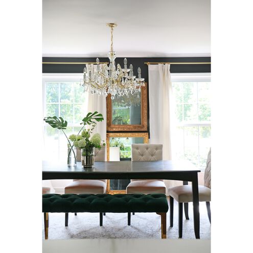 Maria Theresa 12 Light 29 inch Gold Chandelier Ceiling Light in Clear Hand Cut
