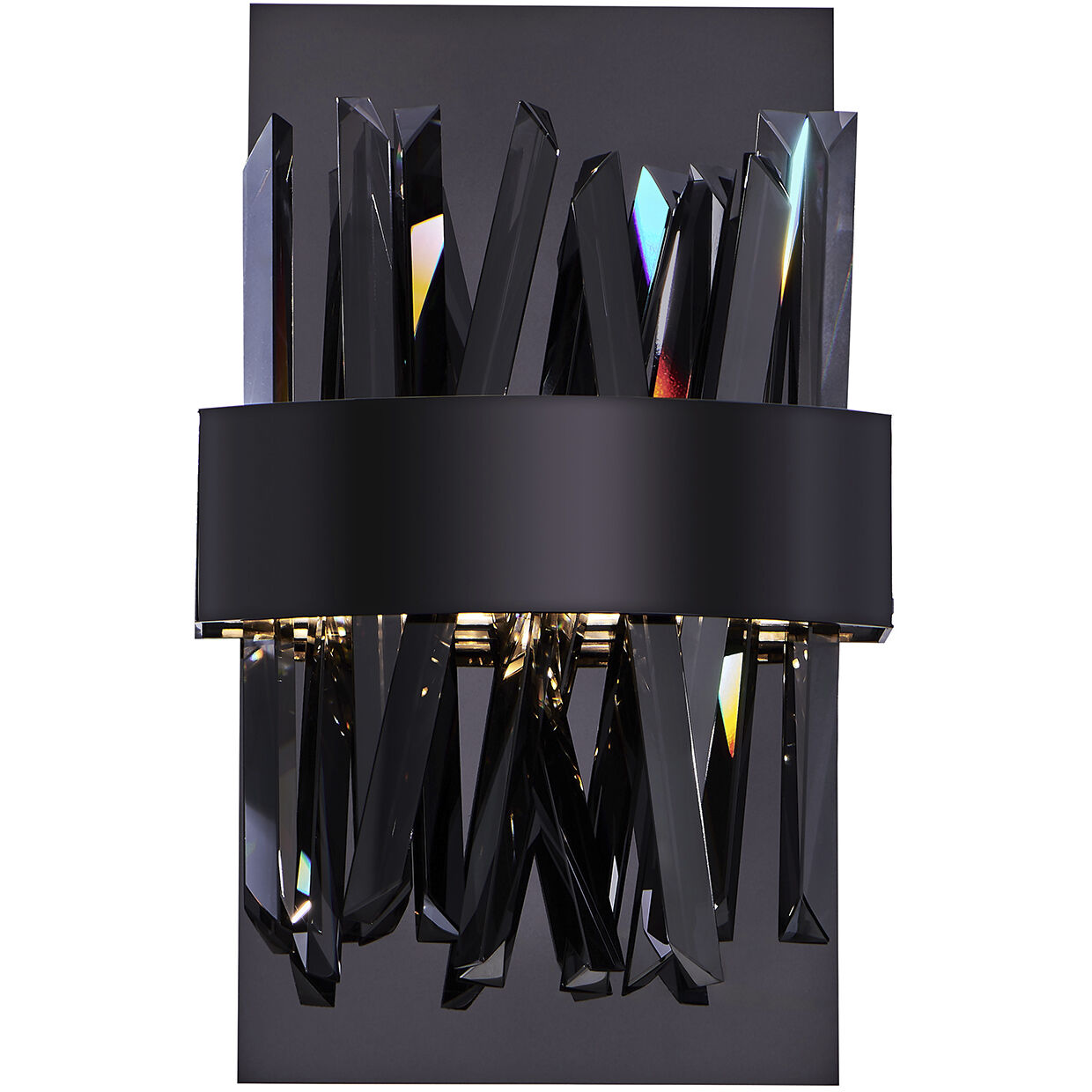 Glacier LED 7.5 inch Black Nickel ADA Wall Sconce Wall Light
