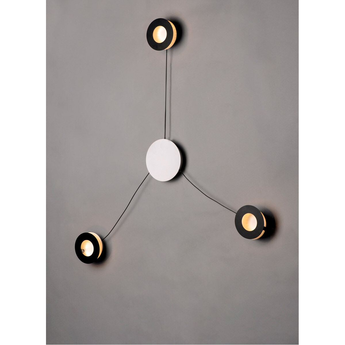 Orbital LED 29 inch Black and White ADA Wall Sconce Wall Light