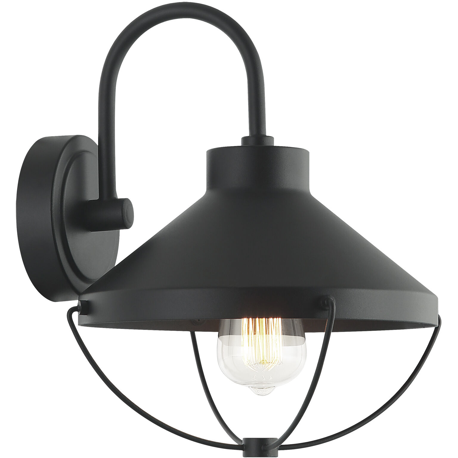 Fable 1 Light 11.25 inch Matte Black Wall Sconce Wall Light