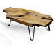 Badang 28 X 24 inch Natural and Black Coffee Table