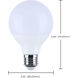 Starfish LED G25 E26 10.00 watt 2700K-5000K LED Bulb