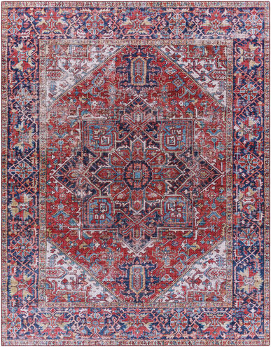 Iris 114 X 90 inch Brick Rug in 8 x 10, Rectangle
