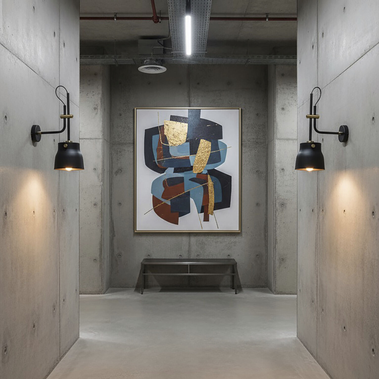 Euro Industrial Wall Light