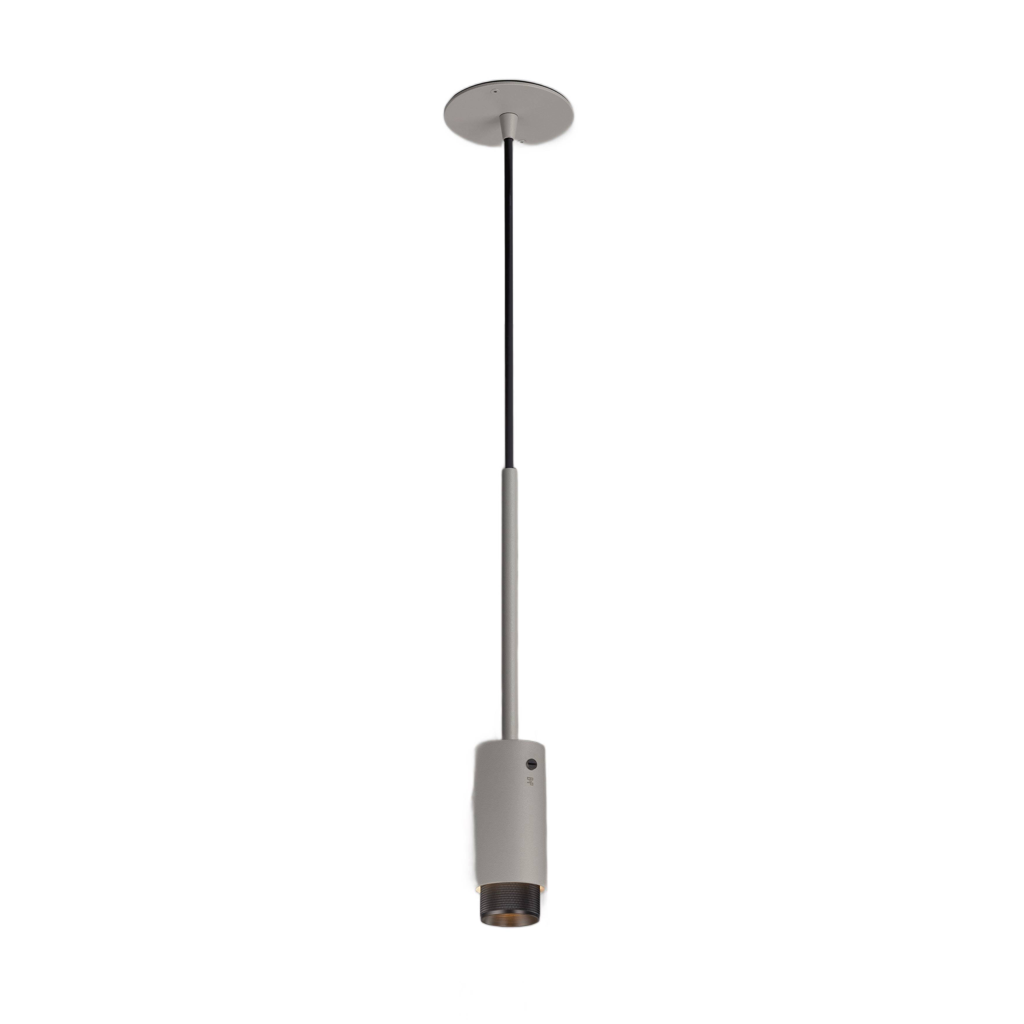 Exhaust Pendant LED 2.36 inch Stone / Smoked Bronze Pendant Ceiling Light