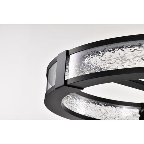 Darrow LED 24 inch Matte Black Pendant Ceiling Light