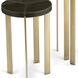 Andres 24 X 12.5 inch Brass Side Table, Mixer Table