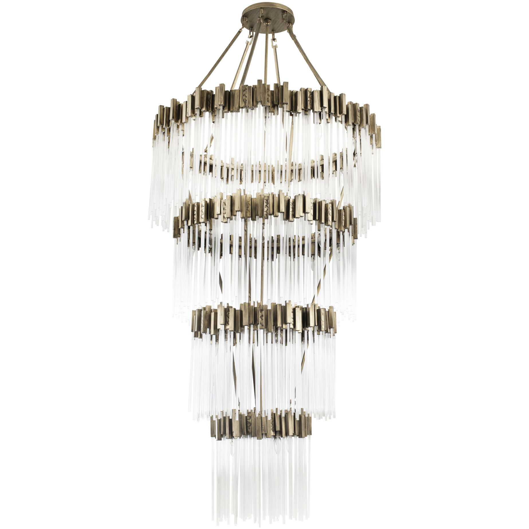 Matrix 30 Light 40 inch Havana Gold Chandelier Ceiling Light
