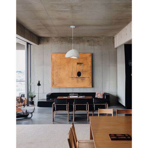 Pilar LED 15.75 inch Matte White Pendant Ceiling Light