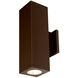 Cube Arch LED 5.5 inch Bronze Sconce Wall Light in Flood, 85, 3500K, One Side Each