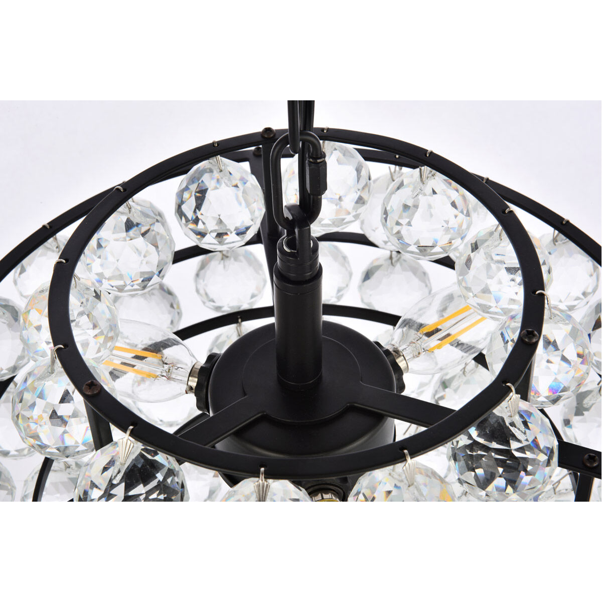 Savannah 3 Light 14 inch Black Pendant Ceiling Light