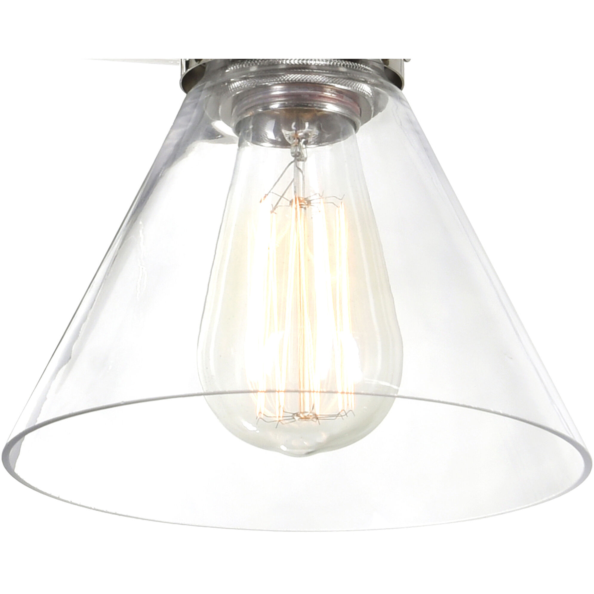 Eustis 1 Light 7 inch Polished Nickel Wall Light