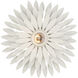 Broche Bath Sconce Wall Light in Matte White
