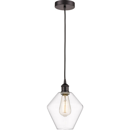 Edison Cindyrella 1 Light 8 inch Oil Rubbed Bronze Mini Pendant Ceiling Light