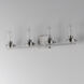 Pinn 4 Light 30 inch Satin Nickel Bath Vanity Wall Light