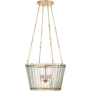Carrier and Company Cadence 4 Light 23.5 inch Hand-Rubbed Antique Brass Chandelier Ceiling Light, Medium