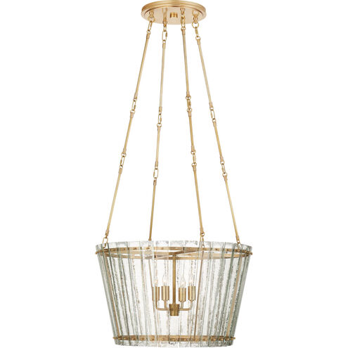 Carrier and Company Cadence 4 Light 23.5 inch Hand-Rubbed Antique Brass Chandelier Ceiling Light, Medium