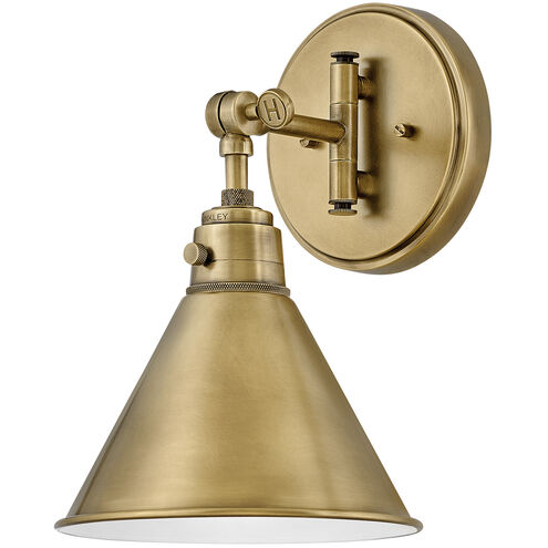 Arti 1 Light 7.75 inch Heritage Brass Indoor Wall Sconce Wall Light