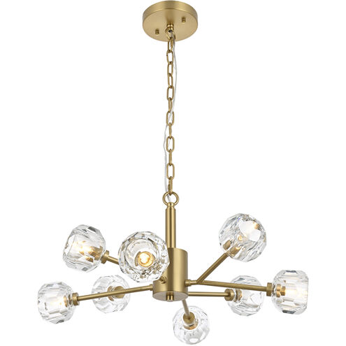 Graham 8 Light 24 inch Gold Pendant Ceiling Light
