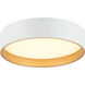 Novalee LED 15 inch Matte White Flush Mount Ceiling Light