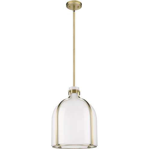 Pearson 1 Light 12.25 inch Rubbed Brass Pendant Ceiling Light in Rubbed Bronze