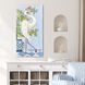 Crowned Crane Blue and Red and White and Yellow Wall Sculpture, The Studio