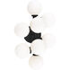 Arya LED 8 inch Black Wall Light