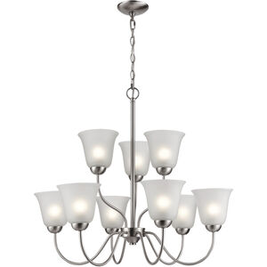 Conway 9 Light 26 inch Brushed Nickel Chandelier Ceiling Light