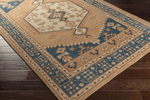 Milas 120 X 96 inch Camel Rug in 8 x 10, Rectangle