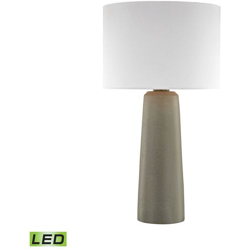 Eilat 27 inch 9.5 watt Polished Concrete Outdoor Table Lamp in LED
