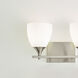 Drew & Jonathan Toffino 2 Light 16 inch Brushed Steel Wall Bath Fixture Wall Light