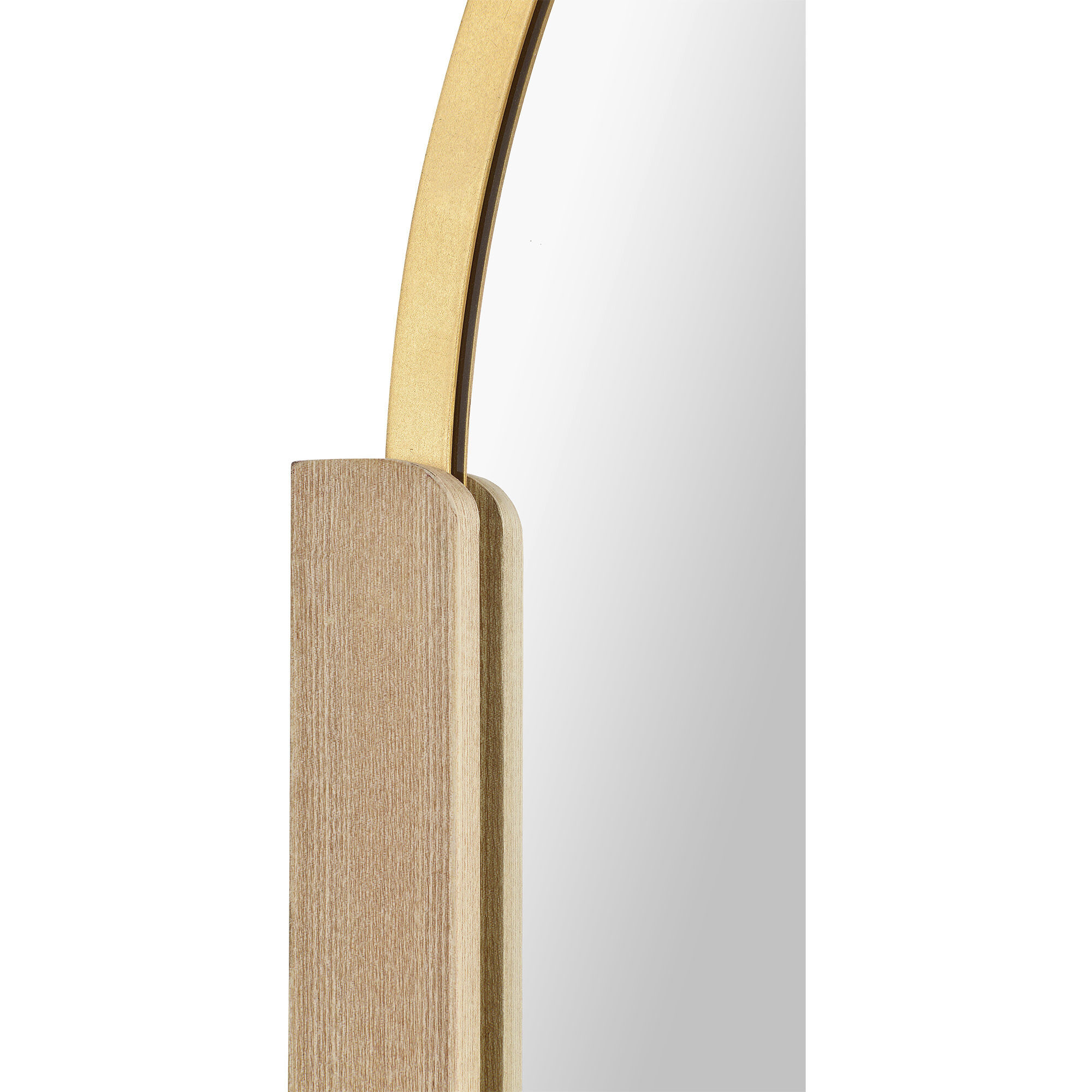 Kerianne 41 X 26 inch Clear and Gold Wall Mirror