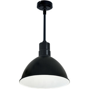 RLM Black / White Recessed Stem Mounted LED Shade in 3000K, 2000, 96 in.