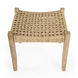 Garner Woven Jute Accent Stool in Natural