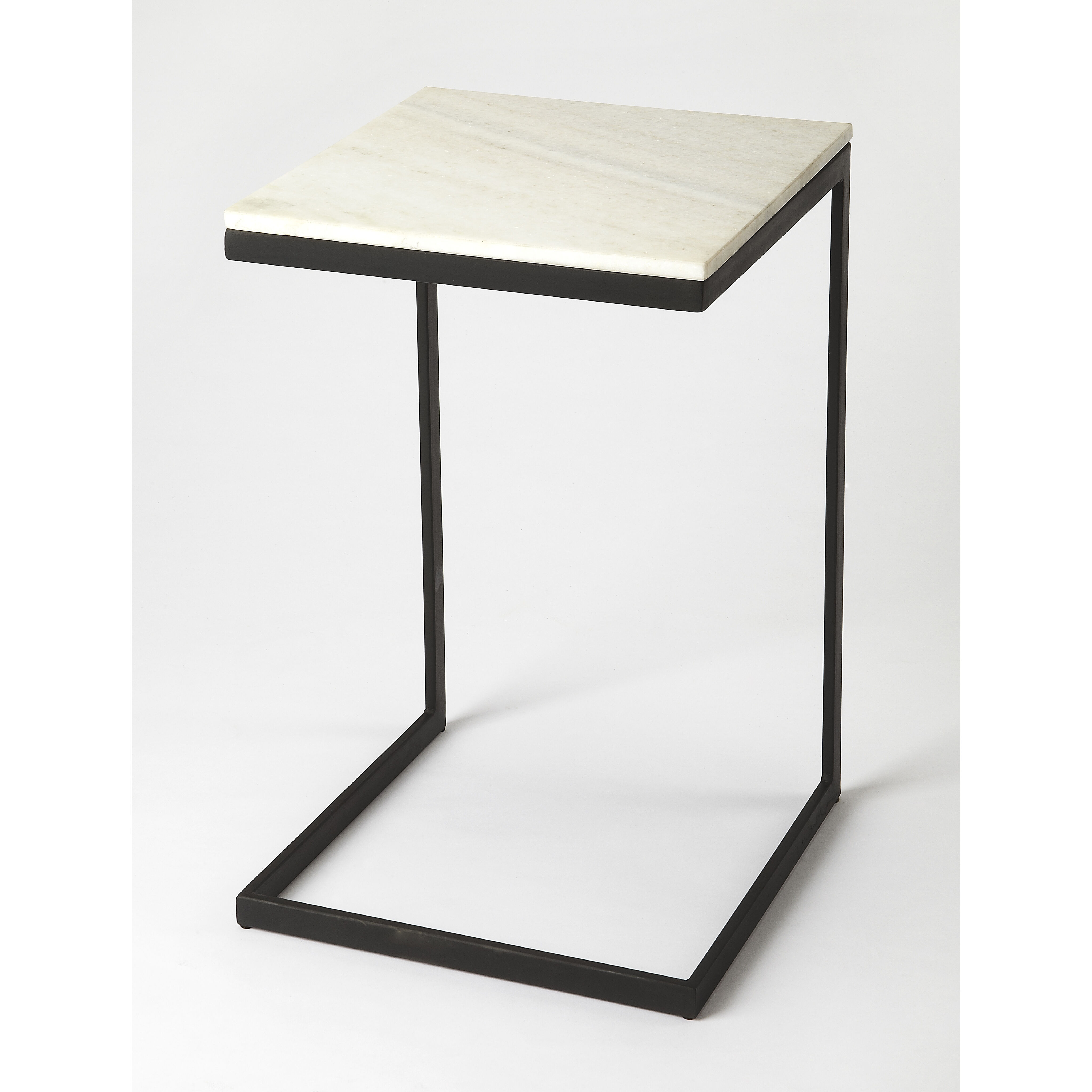 Butler Loft Lawler Black Metal & Marble 24 X 14 inch Black Accent Table